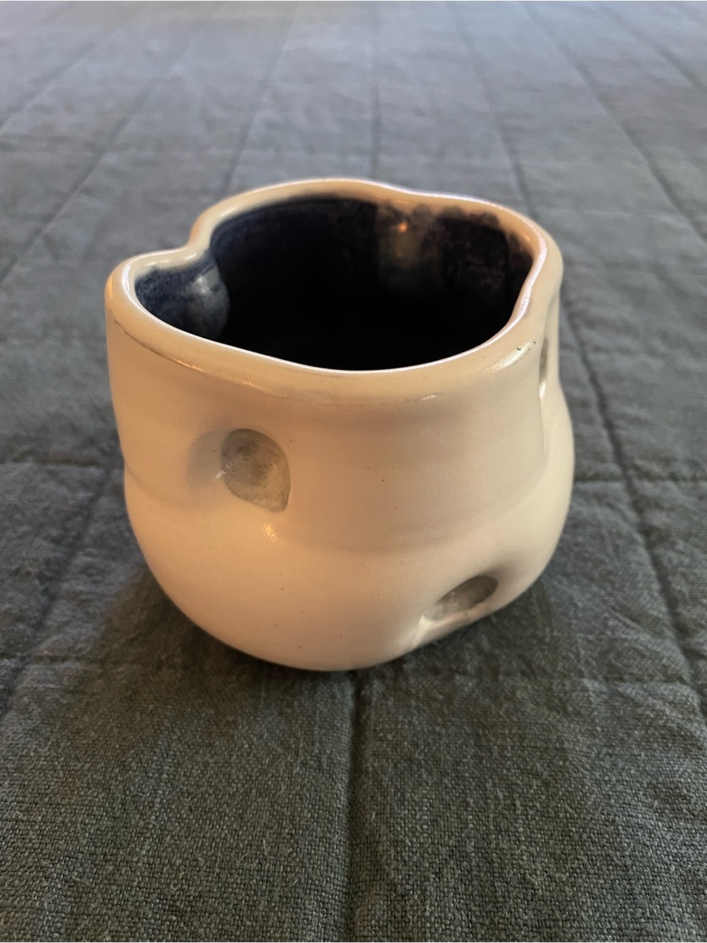 Vintage Handmade Ceramic Pot Planter